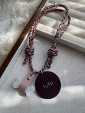 Handcrafted Crystal Energy Healing Collar - Personalized Pet Jewelry with Name Tag